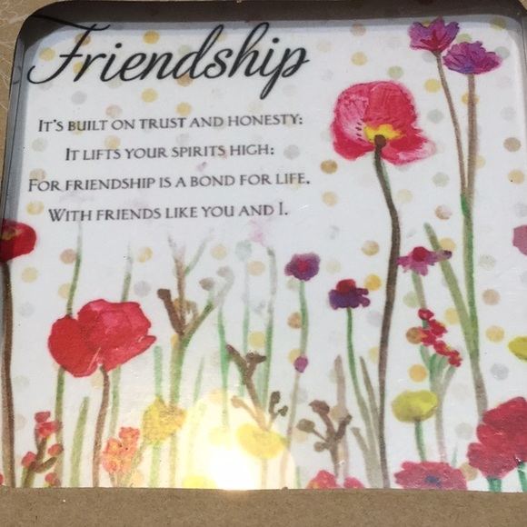 Friendship Decorative Tile With Stand - Picture 3 of 3